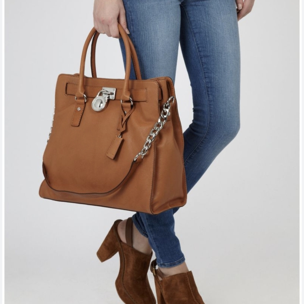Michael Kors Hamilton Leather Handbag